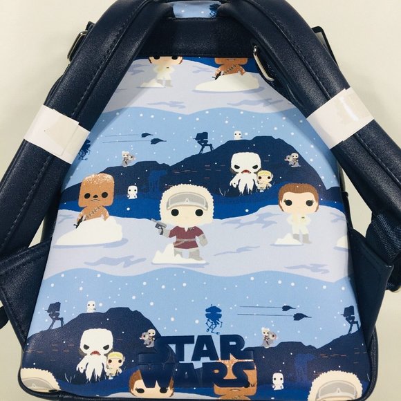 Loungefly Star Wars Hans Solo Princess Leia On Hoth Mini Backpack Exclusive main image 7